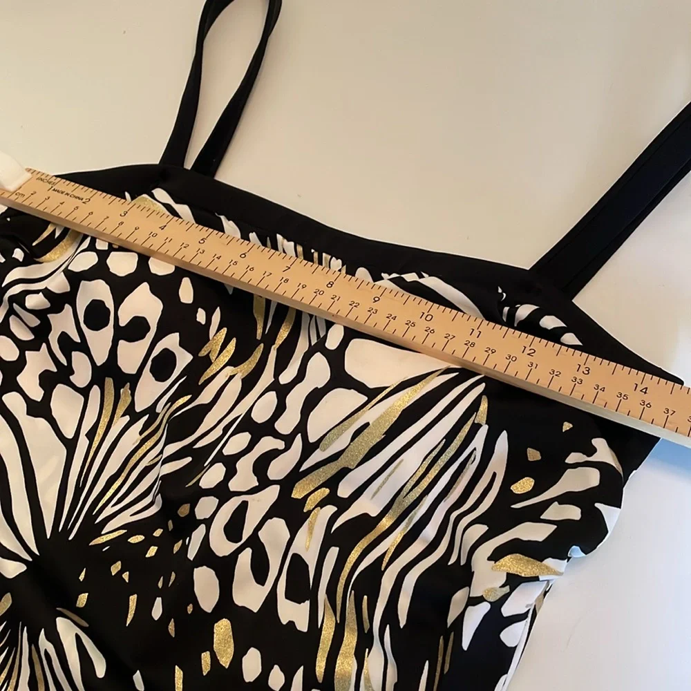 Maxine of Hollywood Swim Suit Sarong One Piece Bathing Suit - Picture 10 of 16